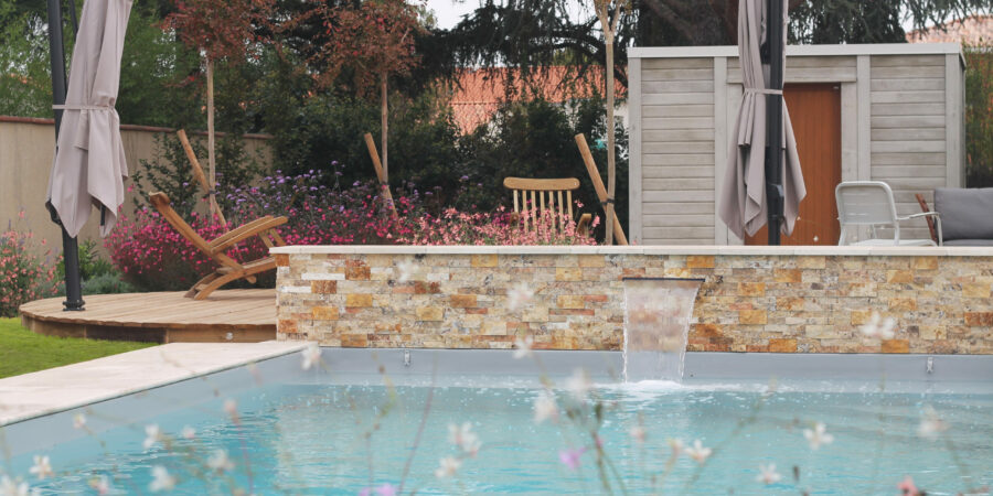Décoration de jardin - Piscine et terrasse